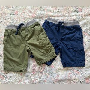 Carter's (Lot of 2) Green and Blue Kids Cargo Shorts